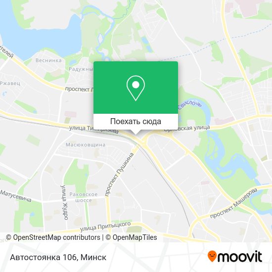 Карта Автостоянка 106