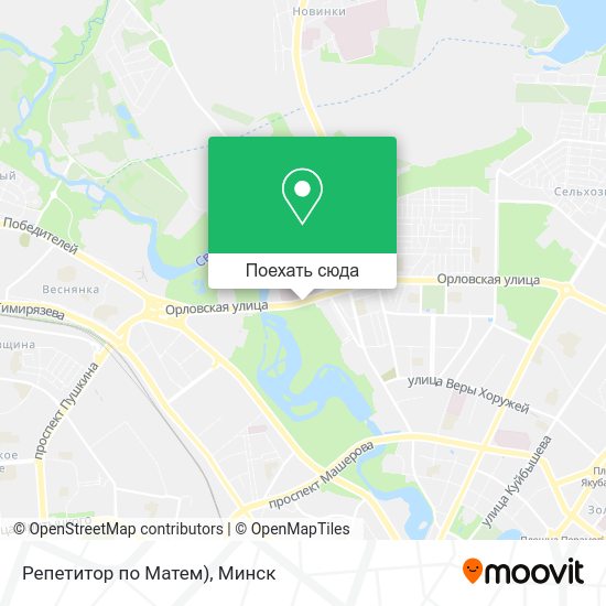 Карта Репетитор по Матем)