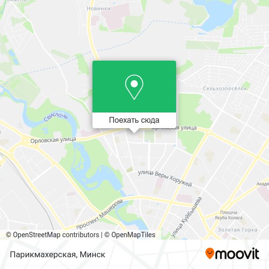 Карта Парикмахерская