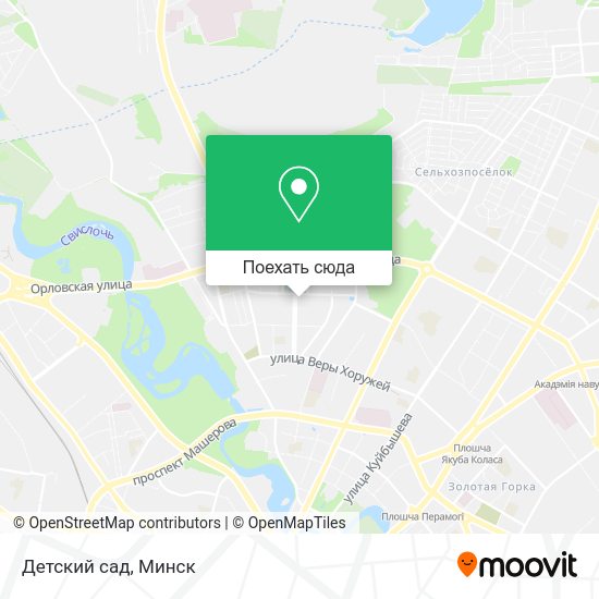 Карта Детский сад