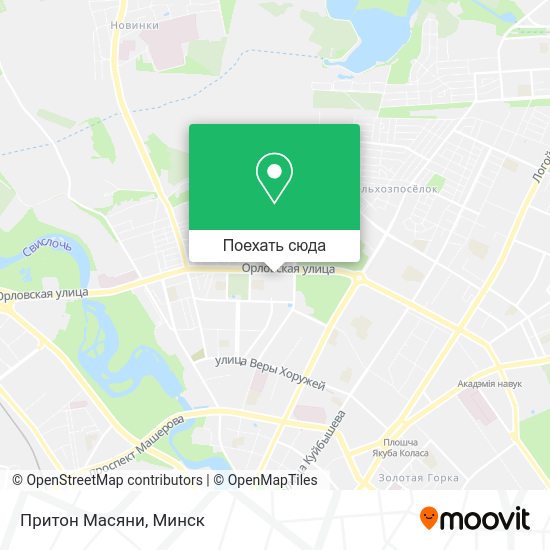 Карта Притон Масяни