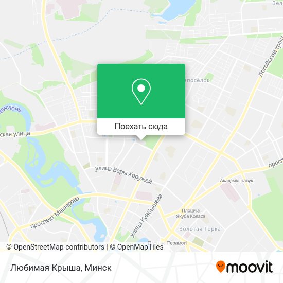 Карта Любимая Крыша