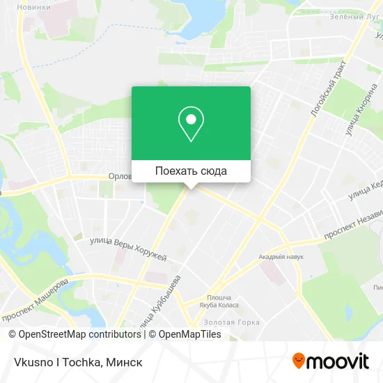 Карта Vkusno I Tochka