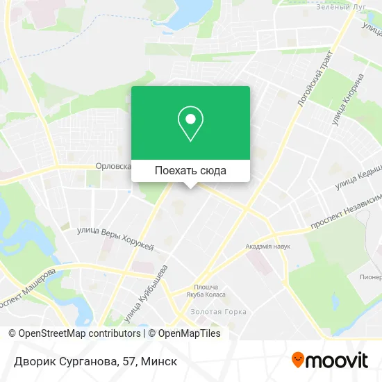 Карта Дворик Сурганова, 57