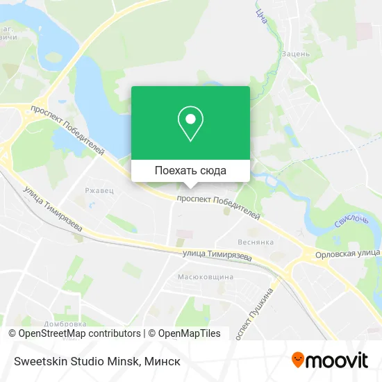 Карта Sweetskin Studio Minsk