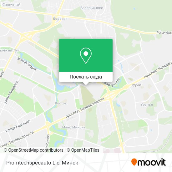 Карта Promtechspecauto Llc