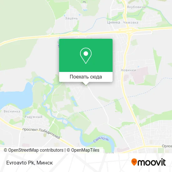 Карта Evroavto Pk