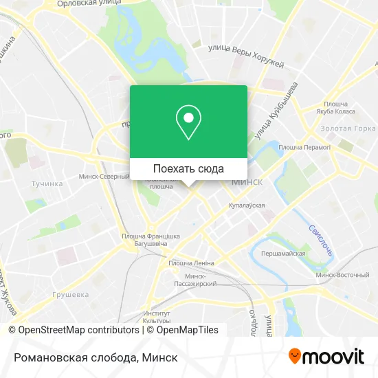 Карта Романовская слобода