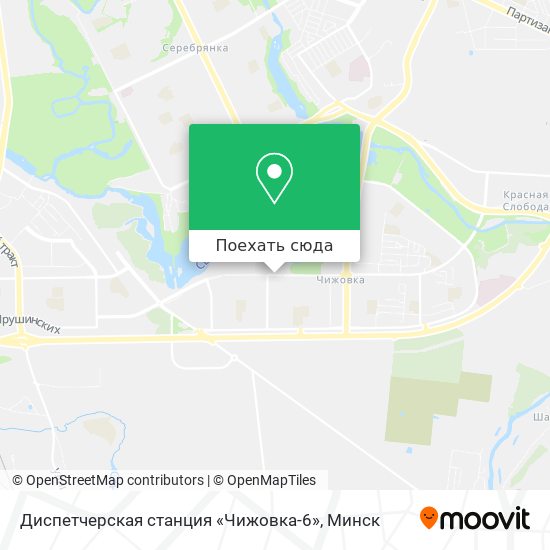 Карта Диспетчерская станция «Чижовка-6»