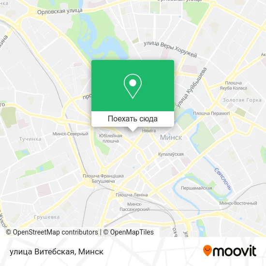 Карта улица Витебская