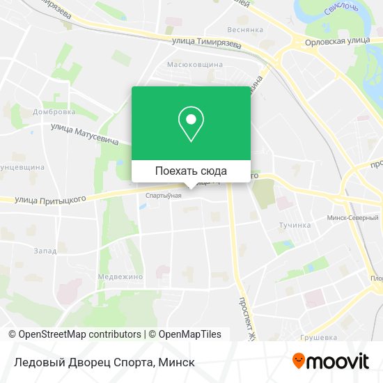 Карта Ледовый Дворец Спорта