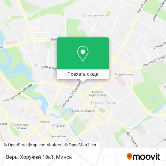 Карта Веры Хоружей 18к1