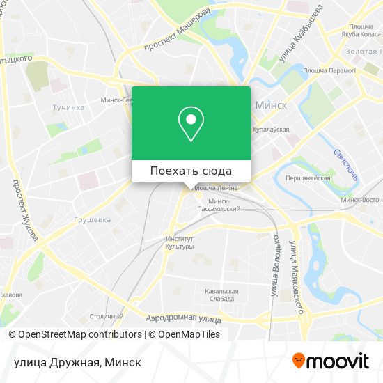 Карта улица Дружная