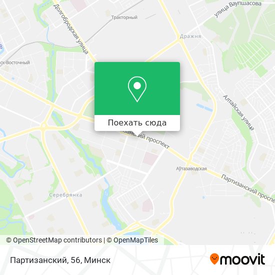Карта Партизанский, 56
