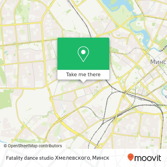 Карта Fatality dance studio Хмелевского