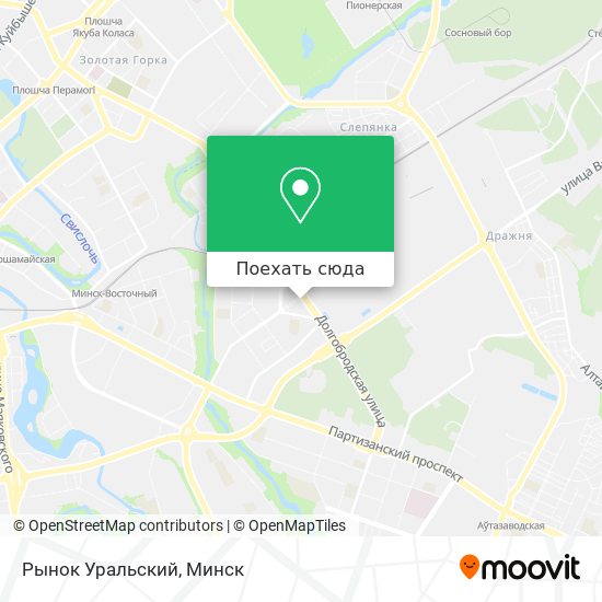 Карта Рынок Уральский
