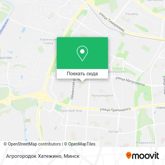 Карта Агрогородок Хатежино