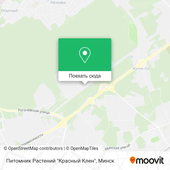Карта Питомник Растений "Красный Клен"