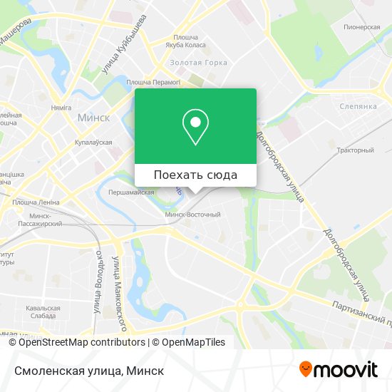 Карта Смоленская улица