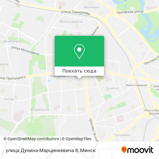 Карта улица Дунина-Марцинкевича 8
