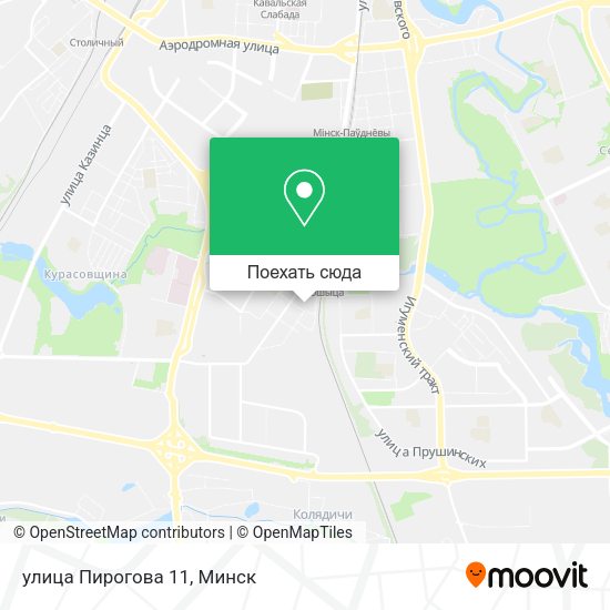 Карта улица Пирогова 11