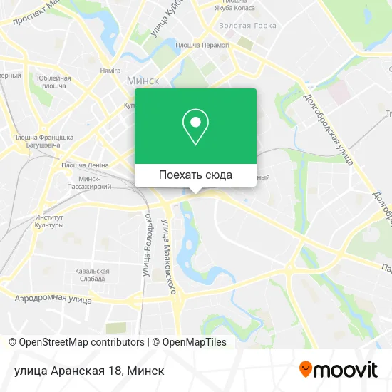 Карта улица Аранская 18