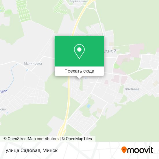 Карта улица Садовая