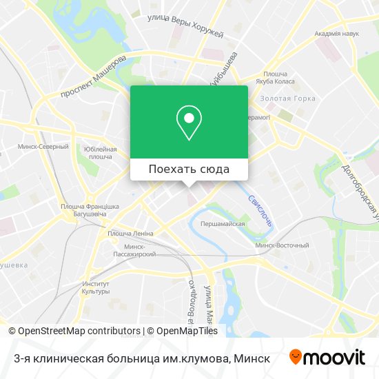 Карта 3-я клиническая больница им.клумова
