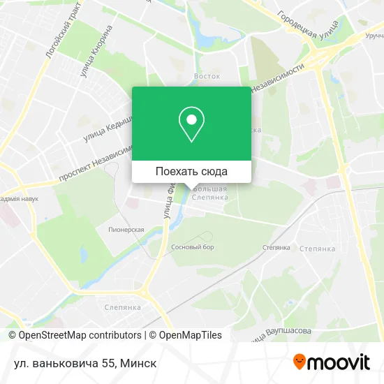 Карта ул. ваньковича 55
