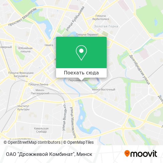 Карта ОАО "Дрожжевой Комбинат"