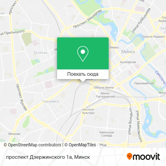 Карта проспект Дзержинского 1а