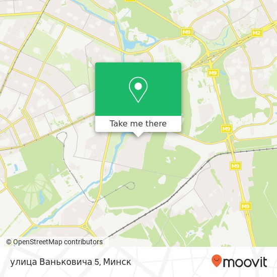 Карта улица Ваньковича 5