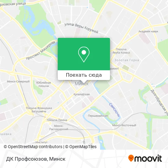 Карта ДК Профсоюзов
