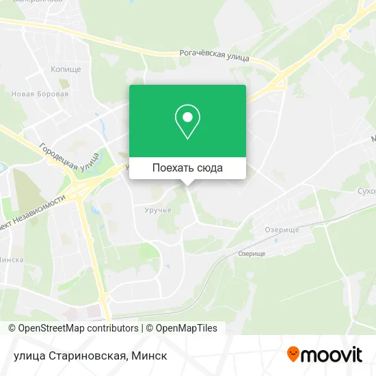 Карта улица Стариновская
