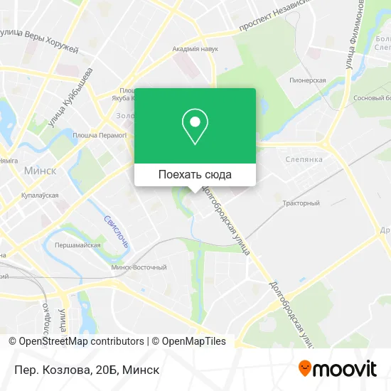 Карта Пер. Козлова, 20Б