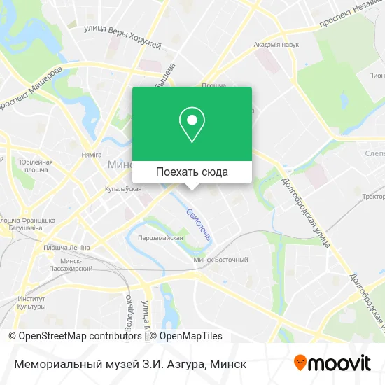 Карта Мемориальный музей З.И. Азгура