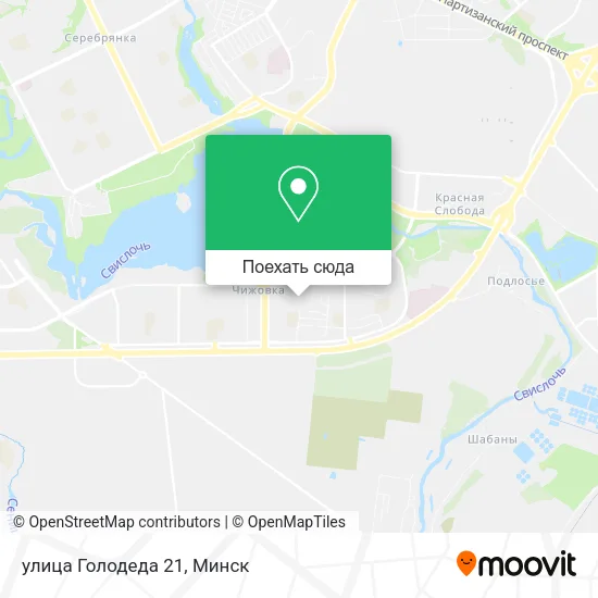 Карта улица Голодеда 21
