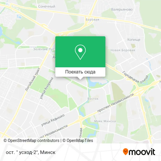 Карта ост. " усход-2"