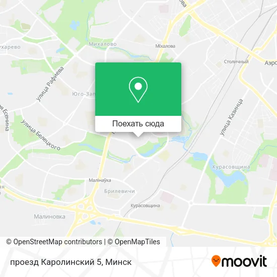 Карта проезд Каролинский 5