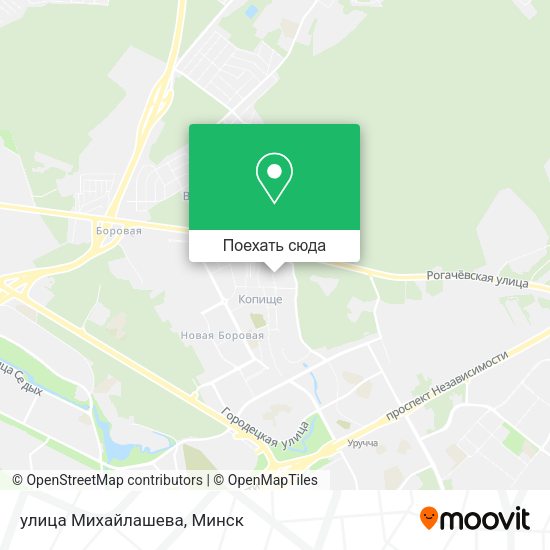 Карта улица Михайлашева