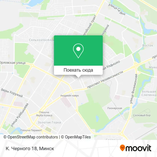 Карта К. Черного 18