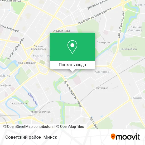 Карта Советский район