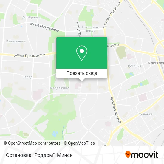 Карта Остановка "Роддом"