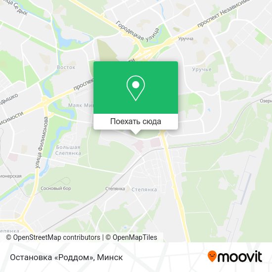 Карта Остановка «Роддом»