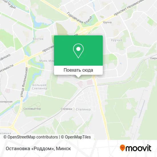 Карта Остановка «Роддом»