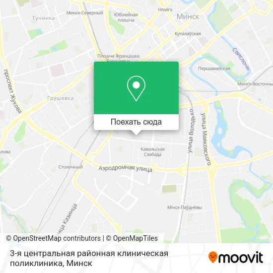 Карта 3-я центральная районная клиническая поликлиника