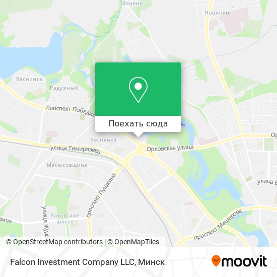 Карта Falcon Investment Company LLC