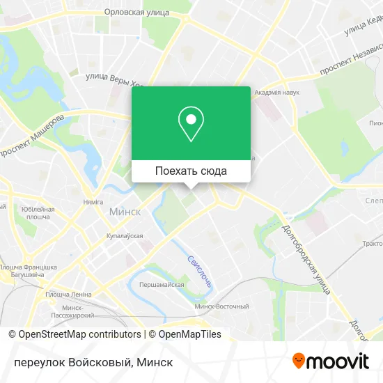 Карта переулок Войсковый