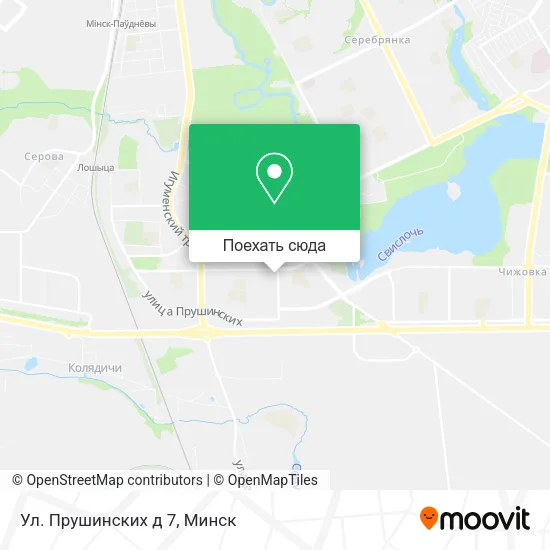 Карта Ул. Прушинских д 7