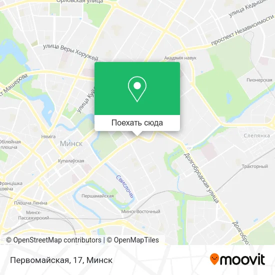 Карта Первомайская, 17